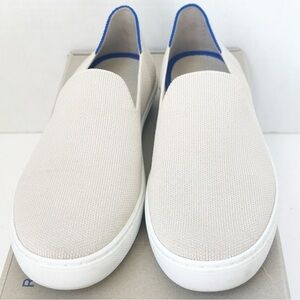 Rothy's The Slip On Sneaker Sand 8.5 LIKE NEW